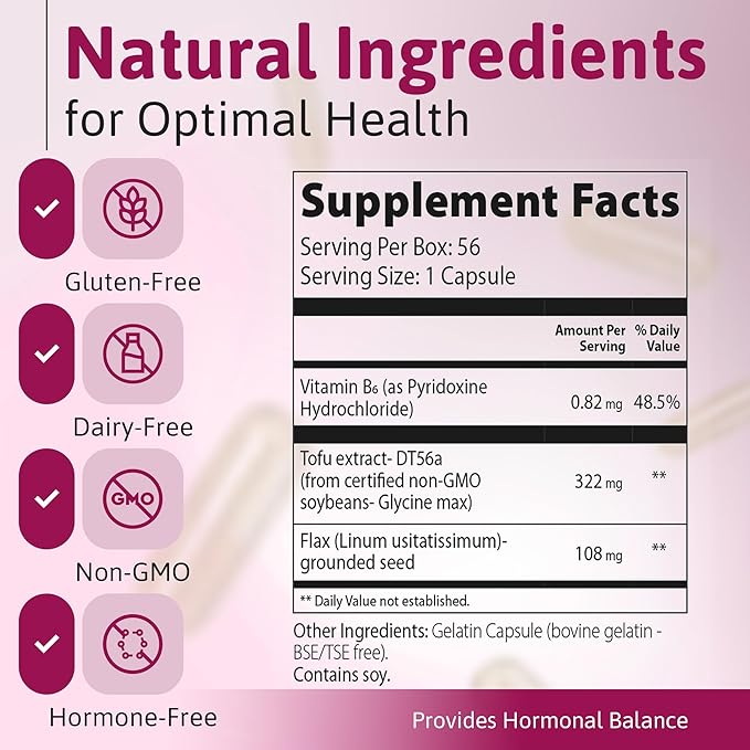 Femarelle® Recharge – Menopause Supplement for Women - Clinically Proven Menopause Relief - Hot Flashes Night Sweats Sleep &amp Libido Support Within 1st Month Gluten-Free GMO-Free &amp Hormone