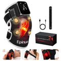 Red Light Therapy for Kneewith 5 Vibration Massage Cordless Rechargeable 5000mAh Heated Knee Massager for Pain Relief Gifts for Women Men 660nm&amp850nm Near Infrared Light Brace