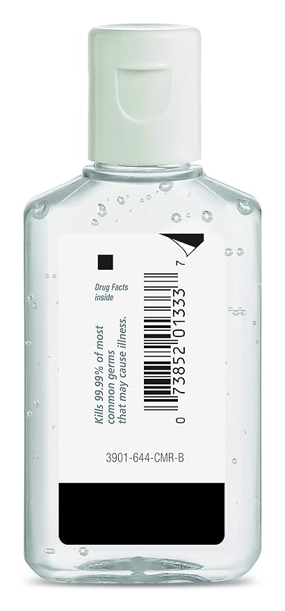 Purell Advanced Hand Sanitizer Refreshing Gel Clean Scent 1 fl oz Travel Size flip-Cap Bottle (Pack of 72) - 3901-72-CMR