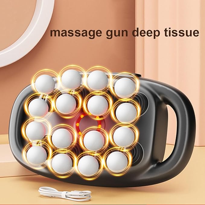 Needsary Massage GunElectric Massager Deep Tissue MassagerMuscle MassagerQuiet Muscle Massage Gun for Back ShouldersLegsFootBody Muscle Pain ReliefIdeal Gifts for WomenMenMomand Dad