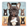 Digital Bathroom Scale for Body Weight Scale with Bright LCD Display High Accuracy Step-On Technology Auto On/Off French Bulldog Dog Cute Digital Scales 400 Lbs /180kg