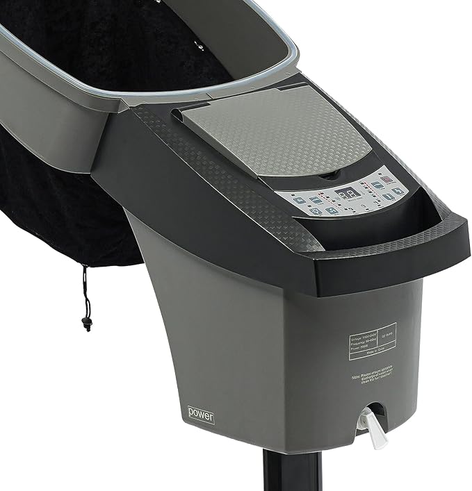 Professional Hair Steamer w/7 Color Light &amp Ozone 700W Micro Mist Scalp Hydration Steamer w/Adjustable Height Wheels Black Bonnet Dryer Steam Engine for Home and Salon