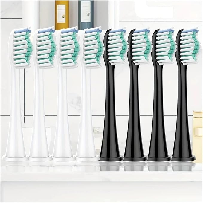 4/8/12/16/20PCS Replacement Toothbrush Head Compatible Withz Compatible for Phil Sonic Electric Refills Fit Diamond Cleaning(Orange)