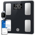 GE Smart Scale for Body Weight and Fat Digital Bathroom Scales BMI Body Fat - Bluetooth 13 Body Composition Monitor for Muscle Mass People with App Accurate 400lb Weighing 3 Battery