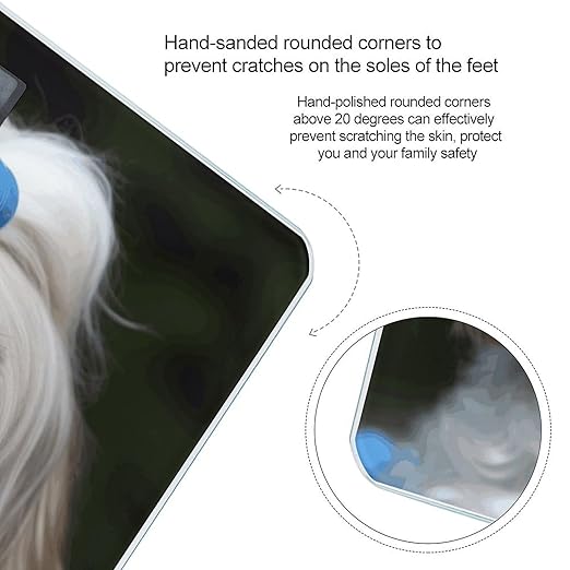 Shih Tzu Dog Weight Scale Large Bathroom Scales Digital Weight with Bright LED Display Non Slip Automatic Weighing Scale Fashion Weighing Machine for Body