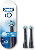 Oral-B iO Series Ultimate Clean Electric Toothbrush Replacement Brush Heads for an Oral-B Electric Toothbrush 2 Count Black