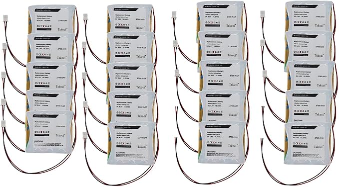 (20PCS) GP GPRHORW01018 Personal Care Replacement Battery for Purell ES8 Hand Sanitizer Dispenser Alkaline Battery Pack E91VP-F4C (2700mAh)