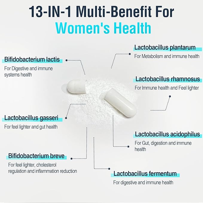 120 Billion CFU Probiotic - Menopause Support Probiotics for Women Natural Menopause Probiotic Supplement for Hot Flashes Night Sweats Mood Swings Hormone Balance Gut &amp Immune Health- 120 Caps
