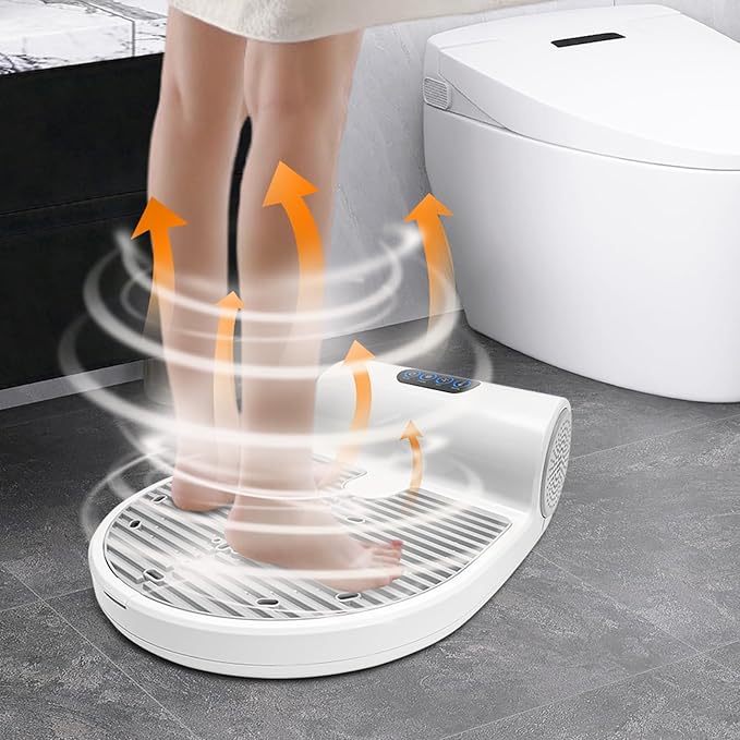 Full Body Dryer After Shower 1500W Body Heater Blow Dryer with 3 Wind Speed Waterproof &amp Non-Slip Body Care Dryers LCD Touch Control Panel Drying Machine