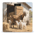 Farm Animal Cute Goat Bathroom Scale for Body Weight LCD Display Digital Bathroom Scale Tempered Glass Bathroom Weight Scales Fashion Smart Scales for Home Bedroom 400 Lb