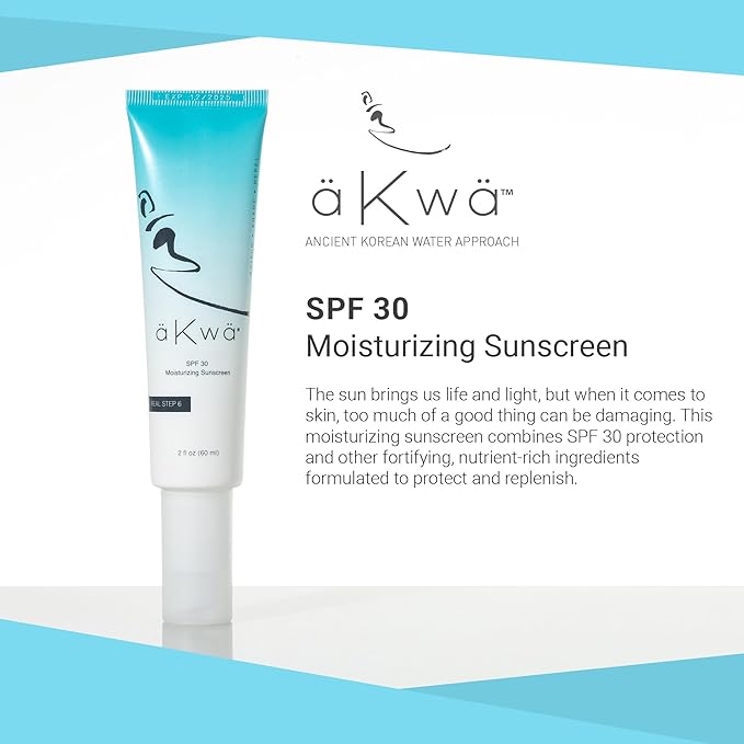 4Life - aKwa SPF 30 Moisturizing Sunscreen - Reef-Friendly UVA/UVB Protection with Zinc Oxide Octisalate Vitamin C Hydroxyapatite - 2 oz