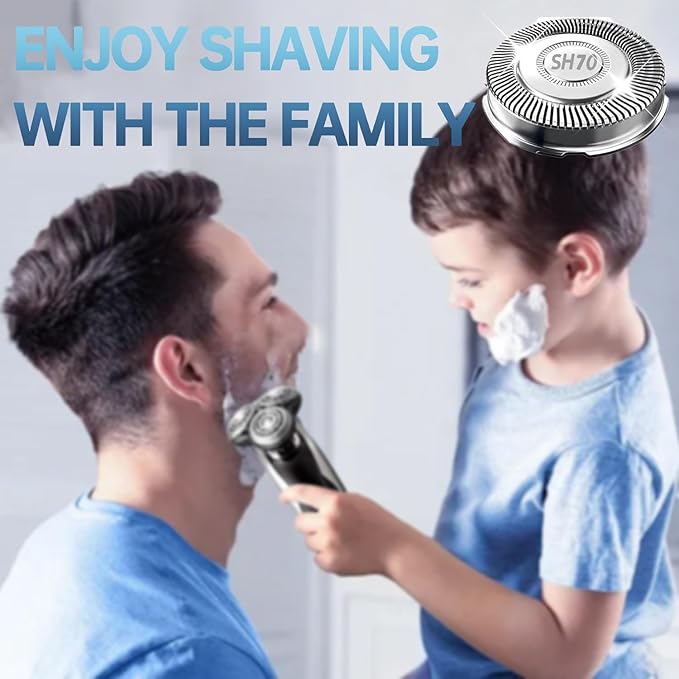 7000 Series Universal Head Men's Electric Shaver Replacement Head sh71 Replacement Head for Compatible Men's Shaver Compatible with Shaver 7000 Series