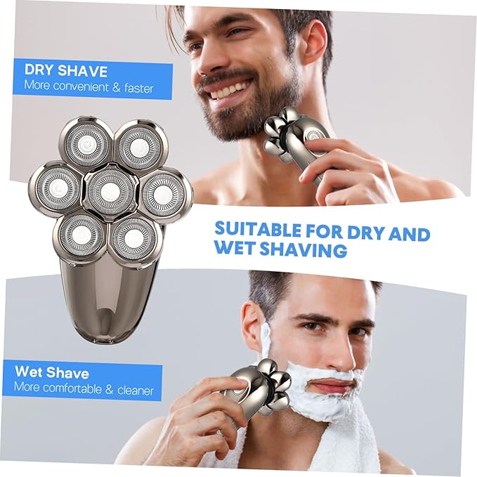 Electric Shaver for Men Blade Rechargeable Trimmer Face Razor Nose Hair Trimmer Hair Removal Machine Men Razor Beard Clippers for Travel
