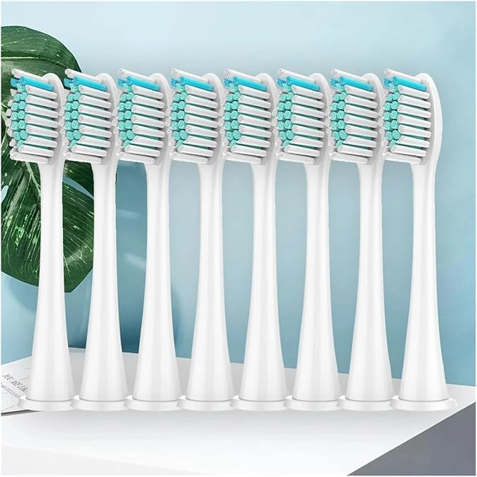 4/8/12/16/20PCS Replacement Toothbrush Head Compatible Withz Compatible for Phil Sonic Electric Refills Fit Diamond Cleaning(Purple)