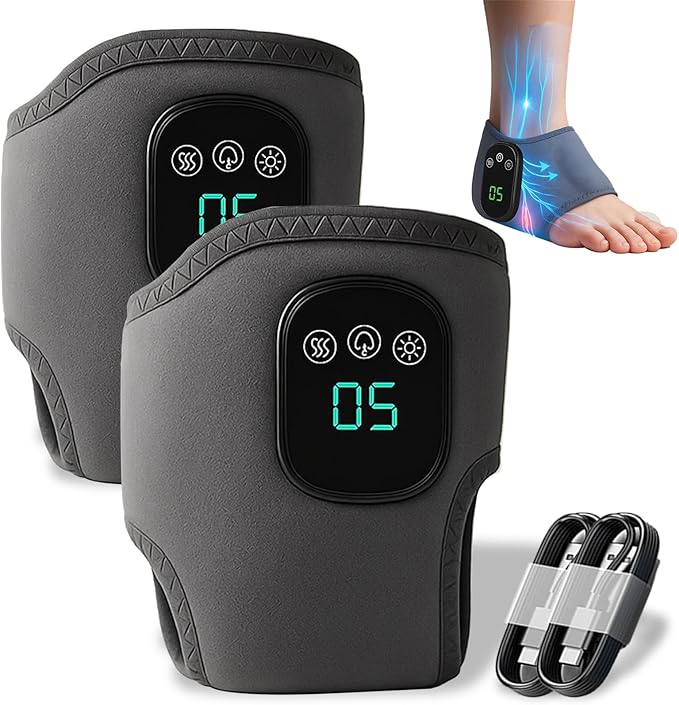 GDSAFS 2026 Upgrade Foot Massager for Neuropathy Cordless Portable Foot Renew Triple Method Massager 3 Vibration Grade &amp 5 Heat Grade for Achilles Tendinitis &amp Plantar Fasciitis Pain Relief