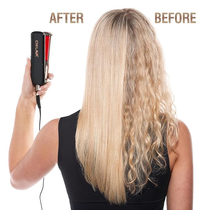 CHI Lava MiniStyler &amp CHI 44 Iron Guard (2 Oz) Gift Duo Ceramic Hair Straightener for Long-Lasting Shine Perfect for Daily Use &amp Travel 1.5” Iron