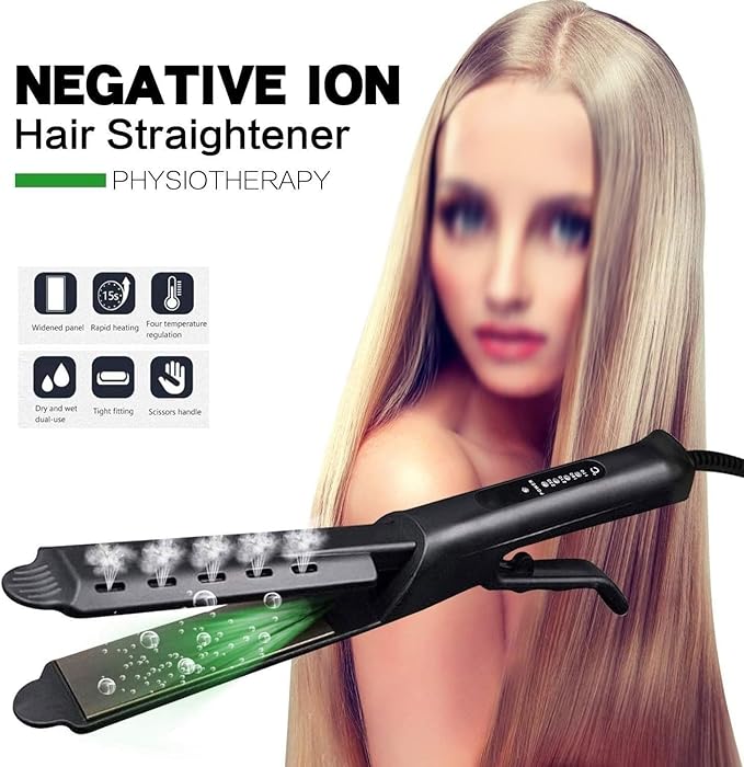 Professional Hair Straightener Straightener and Curler for All Hairstyles Adjustable Heat Birthday Gifts for Women/Mom/Wife/Her