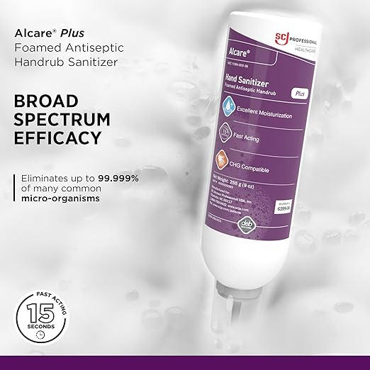SC Johnson Professional Alcare Plus Antiseptic Handrub 2-Pack 8oz Aerosol Cartridge Refill Pack