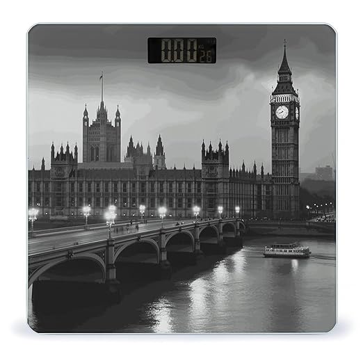 London Smart Scale for Body Weight Accurate Bathroom Scale with LED Display Digital Weight Scales Weighing Machine High Precision Scales for Bath Home