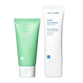 Face Republic Soothe &amp Protect - Calming Care AHA/BHA Moisturizer + Purity Sun Essence | SPF 50+ Broad Spectrum UV Sunscreen | Vegan Korean Skin care