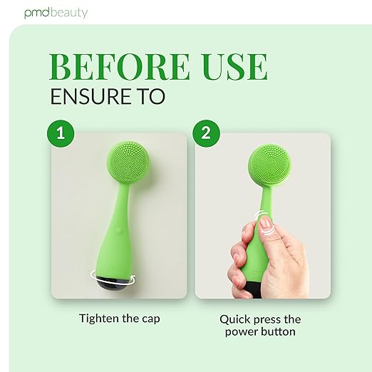 PMD Clean - Smart Facial Cleansing Device with Silicone Brush &amp Anti-Aging Massager