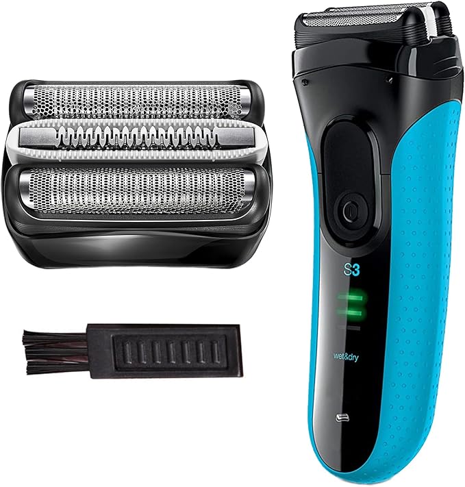 Series 3 Replacement Head 32B for Braun ProSkin Electric Shaver S3 Wet and Dry Replacement Head Compatible with Braun 3040s 310s 340s-4 3000s Foil and Cutter (1 Count)