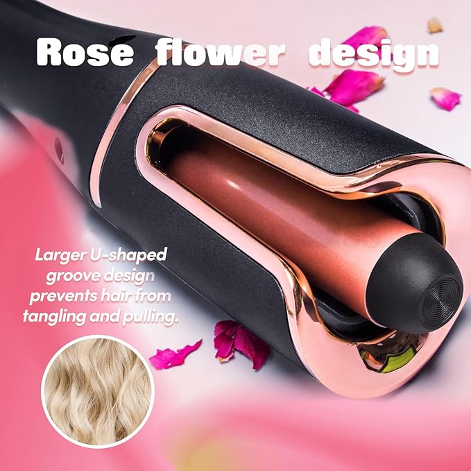 Auto Hair Curling Iron Ceramic Rotating Air Curler Air Spin Wand Styler Curl Machine Magic Hair Curler Automatic Hair Curler