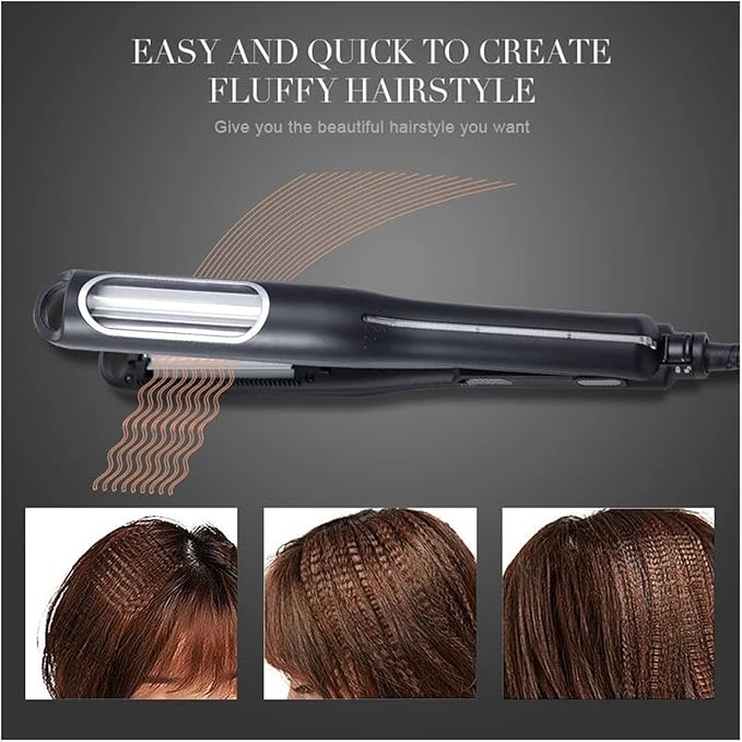 Professional Automatic Wave Hair Styler - Rotating Ceramic Curling Iron for Volumizing Fluffy Waves(US)