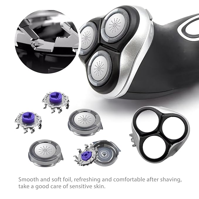 Replacement Complete Head Assembly for Norelco AT830 AT875 AT880 AT895 AT920 AT921 AT940 PT870 PT920 PT925