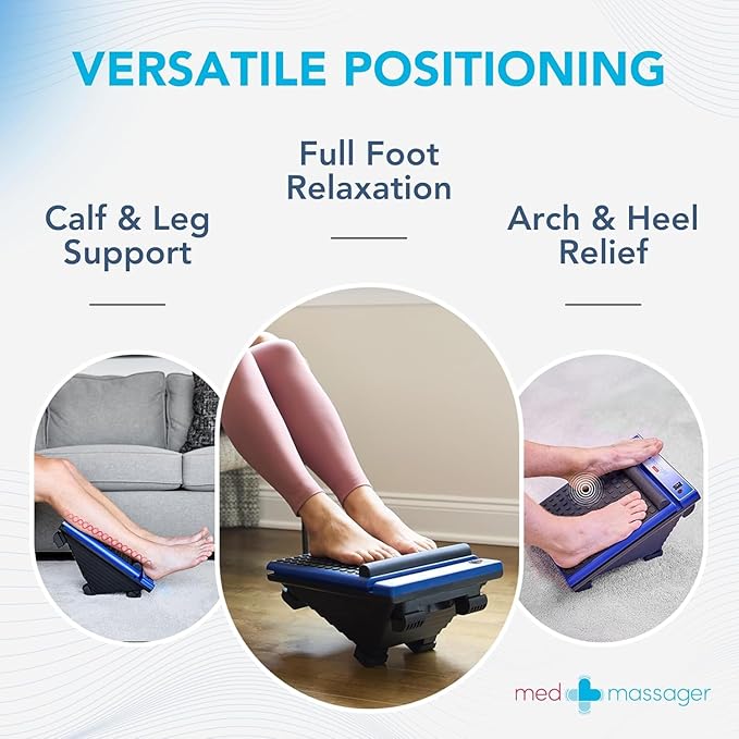 MedMassager Foot &amp Body Classic Combo | Deep Tissue Massage Therapy Units at-Home Massager Dual Speed Motors | Reduces Pain &amp Improves Blood Circulation | MMF08 &amp MMB01