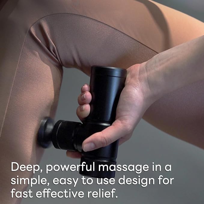 ARTSMITH Mini Massage Gun Powerful Fascial Gun Deep Tissue Percussion Muscle Massager for Back Pain Relief Full-Metal Quiet Massager Portable Handheld Small Massage Gun Travel