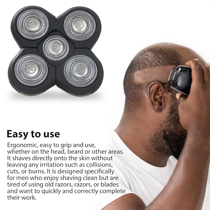 2025 Upgraded 1-Pack Head Shaver Replacement Blades for Remington Balder Pro Head Shaver Model XR7000Precision Electric Shaving for Bald Men