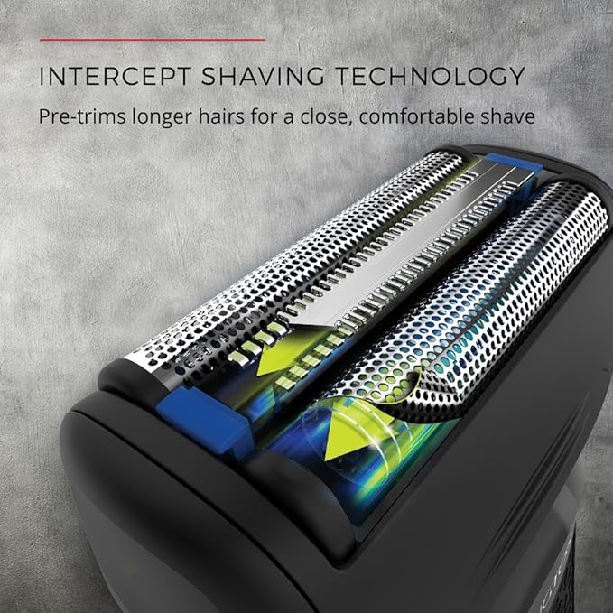 Remington Comfort Series Foil Shaver for Men Electric Shaver Pop-up Trimmer Blue PF7400E