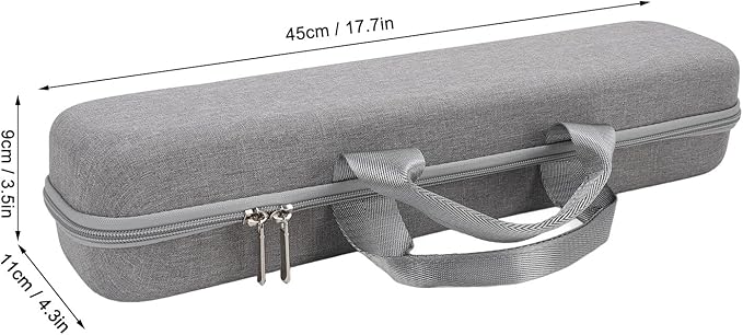 Hair Straightener Travel Case Hard Carry Protective Organizer EVA for Airstrait HT01 Grey