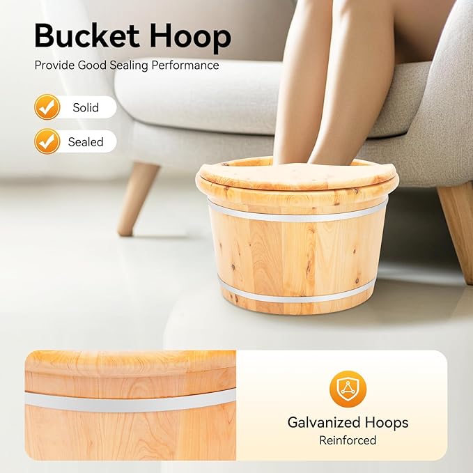 Foot Spa Bath with Massage Rollers &amp Lid Heated Pedicure Tub for Relaxation Circulation at-Home Foot Care for Men &amp Women