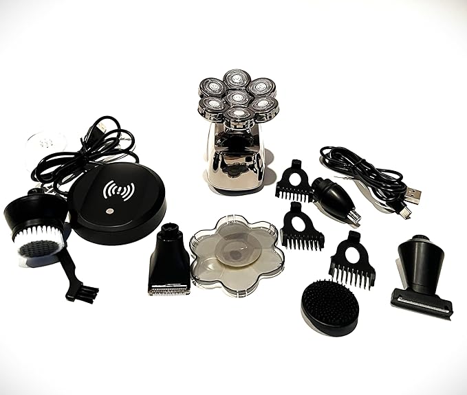 MuSOKI'S Stylish 7 Blade Wet and Dry Electric Shaver