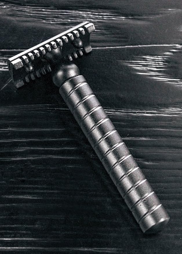West Coast Shaving Midnight Collection Razor 88B Black Stainless Steel (Open Comb)