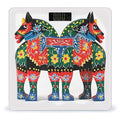 Runner Swedish Dala Horse Folk Weight Scale Large Bathroom Scales Digital Weight with Bright LED Display Non Slip Automatic Weighing Scale Fashion Weighing Machine for Body