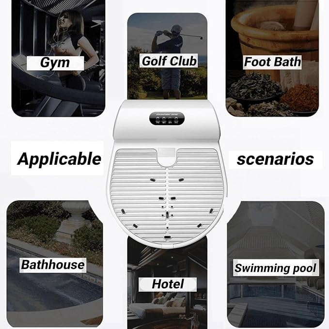 Body Dryer Full Body Dryer for Shower Adjustable Cold/Warm Air Body Care Dryer Foot Touch Panel Full Body Dryer After Bath Universal for Swimming Pool/Bathroom/Gym