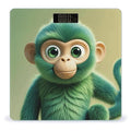 Green Clever Monkey Scale for Body Weight Digital Bathroom Scale Toughened Glass High Precision Scales for Body Weight with Large LCD Backlight Display Weight Scales