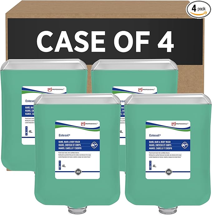 ESTESOL HAND HAIR &amp BODY WASH 4 LITER 4 PACK