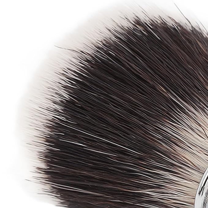 Beard Brush Beard Trimming Cleaning Brush Professional Men Beard Cream Soap Foaming Brush Aluminum Alloy Nylon Hair for Home Hair Salon Nylon Hair Beard
