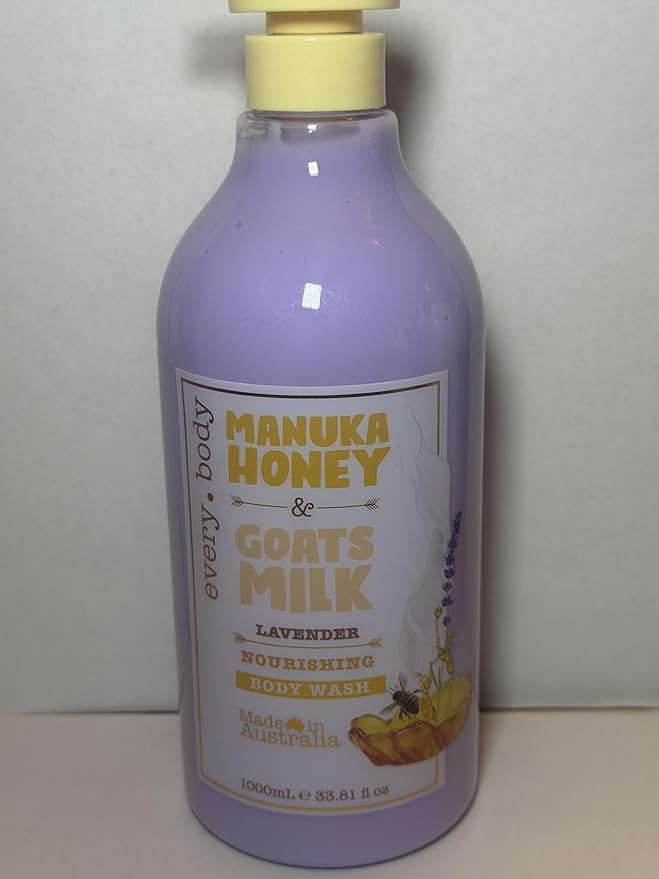 Manuka Honey &amp Goat's Milk + Lavender Nourishing Body Wash 33.8 Fl Oz