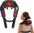 Shiatsu Neck Massager with Heat - Ideal Gift for HerHim Cordless 4D Expert Neck Shoulder Massage for Pain ReliefUpgarded Kneading Massager for Muscle Relaxation