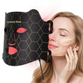 Red Light Therapy for Face LED Light Therapy Mask with 400 LED Beads 4 Modes 2000mAh Controller 850nm Near Infrared for Anti-Aging at Home &amp Travel