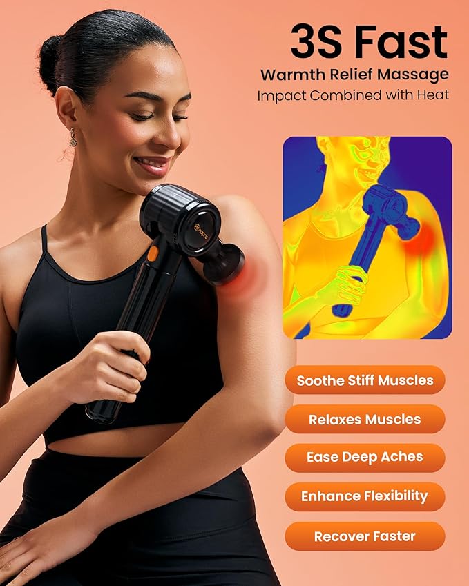 NAPRE Foldable Massage Gun and Massage Gun with Heat