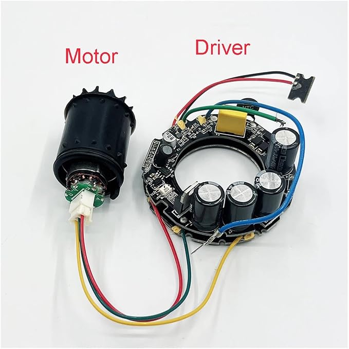 Hair Drier 150W Brushless 3-Phase Electronic Starter AC 220V 100000RPM Ultra-high-Speed Aluminum Alloy Impeller Ducted Fan LIUZIIHAYIN(Driver)