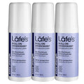Lafe's Natural Deodorant | 3oz Roll On Aluminum Free Natural Deodorant for Women &amp Men | Paraben Free &amp Baking Soda Free with 24-Hour Protection | Extra Strength | 3 Pack