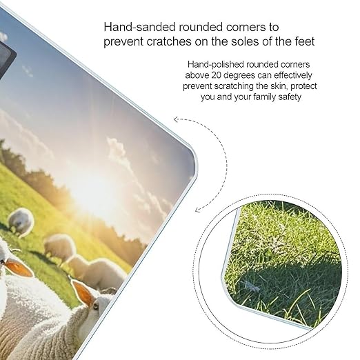 Sheeps Scale for Body Weight Smart Scales Digital Bathroom Scale High Precision Weighing Scales with Large Display Weighing Machine for People