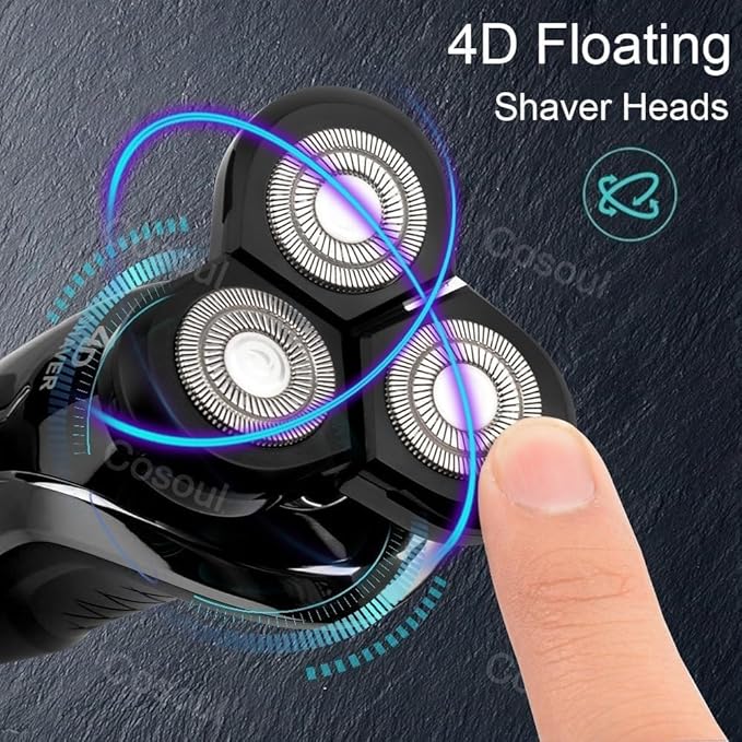 Electric Razor for Men Shaver for Men Electric Shaver Powerful Beard Shaving Machine Electric Razor Rechargeable Waterproof